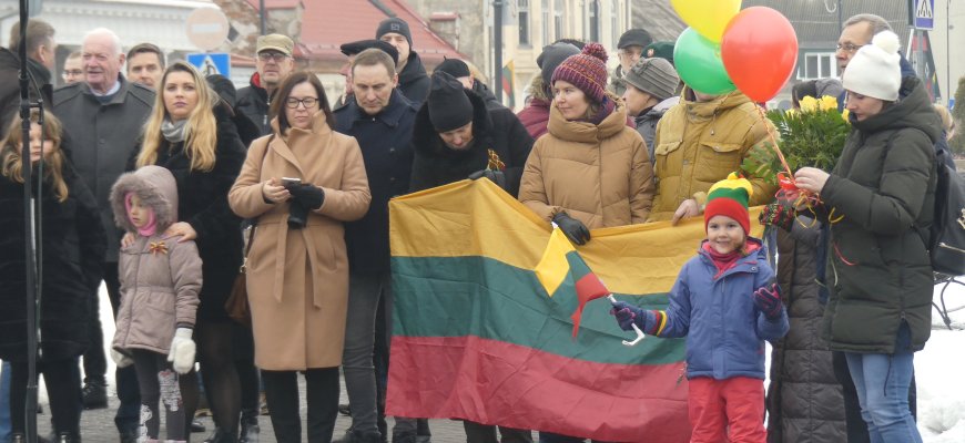 Rokiškio Nepriklausomybės aikštėje paminėta Vasario 16-oji (foto+video)