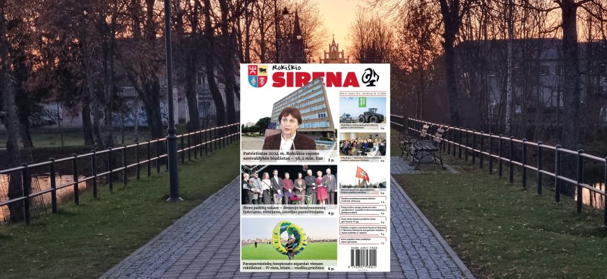 Antradienio „Rokiškio Sirena“ numeris jau paruoštas!