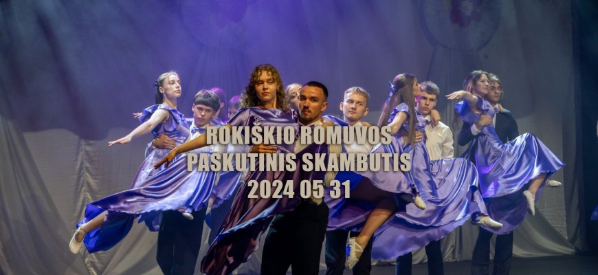 Rokiškio Juozo Tumo - Vaižganto gimnazijos Romuvos padalinio paskutinis skambutis (video+foto)
