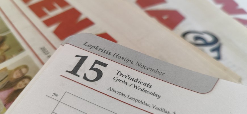 Lapkričio 15-oji Lietuvoje ir pasaulyje