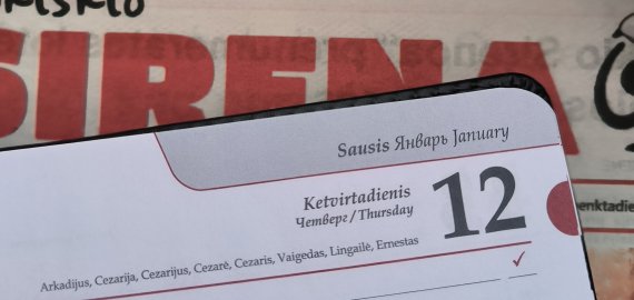 Sausio 12-oji Lietuvoje ir pasaulyje