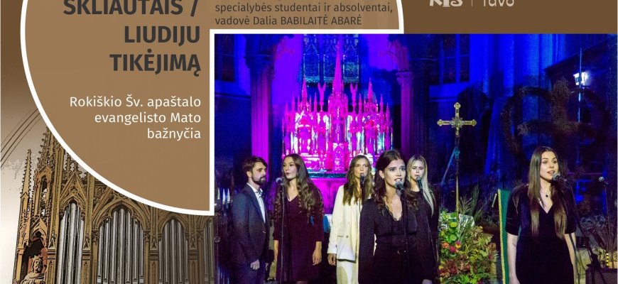 Rugsėjo 22 d. Šv. apaštalo evangelisto Mato bažnyčioje – koncertas „Po bažnyčios skliautais“