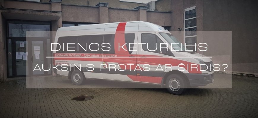 Dienos ketureilis | Auksinis protas ar širdis?