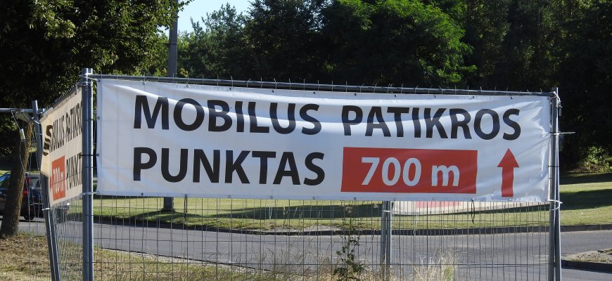 Registruotis į mobiliuosius punktus didžiuosiuose miestuose galima ir internetu