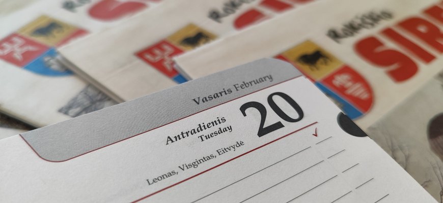 Vasario 20-oji Lietuvoje ir pasaulyje