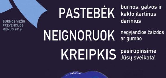 Kviečiame nemokamai pasitikrinti dėl burnos vėžio