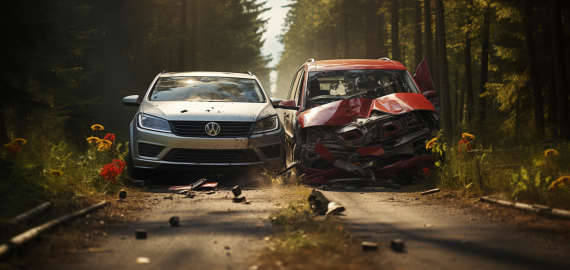 Jutkiuose girtas ir beteisis sukėlė eismo įvykį