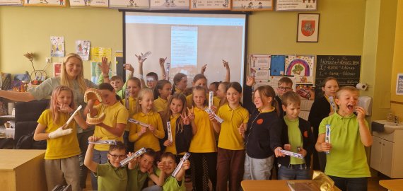 Rokiškio Senamiesčio progimnazijos pradinukai susipažino su profesijomis