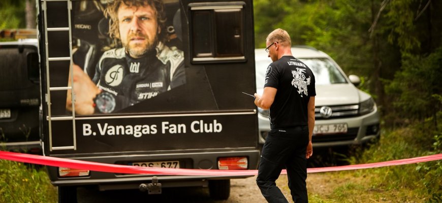 Testiniame „Samsonas Rally Rokiškis“ greičio ruože geriausiai pasirodė Benediktas Vanagas
