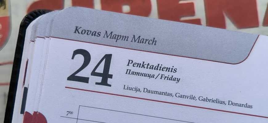 Kovo 24-oji Lietuvoje ir pasaulyje