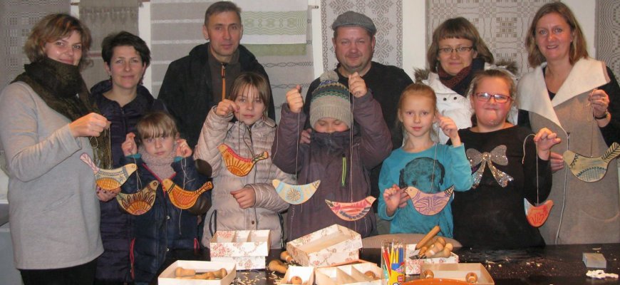 Kalėdinė dekoracija „Paukštė“ - įkvėpė unikalaus paukštelio gamybai
