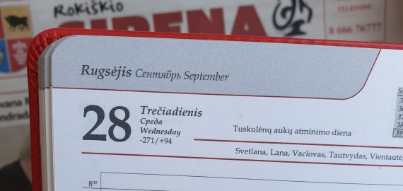 Rugsėjo 28-oji Lietuvoje ir pasaulyje