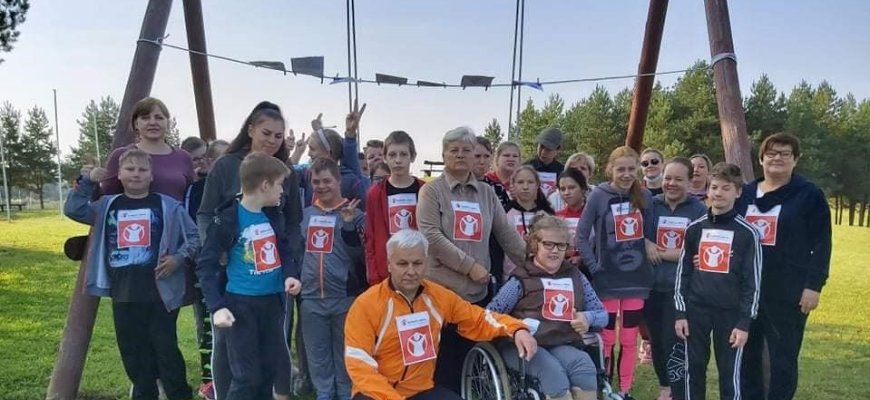 Rokiškio pagrindinės mokyklos mokiniai dalyvavo ,,Solidarumo bėgime 2021“ (foto)
