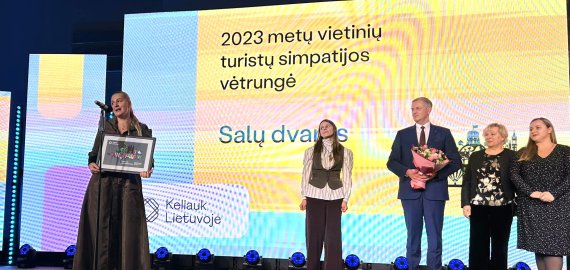 Prasidėjusioje „Adventur“ parodoje ypatingas apdovanojimas įteiktas Salų dvarui