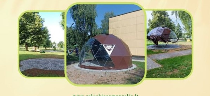 Lopšelyje-darželyje „Pumpurėlis“ nauja ugdymo erdvė „Steam kupolas“