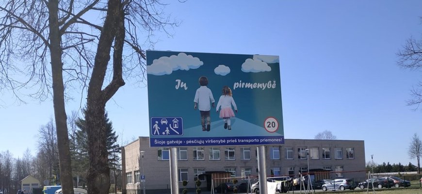 Gyvenamojoje zonoje - nauji informaciniai ženklai