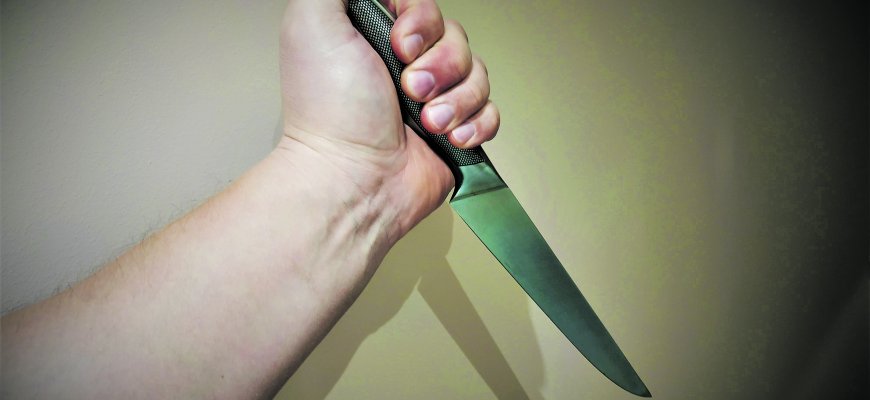 Kad sugyventinė neišsikraustytų, girtas vyras grasino peiliu
