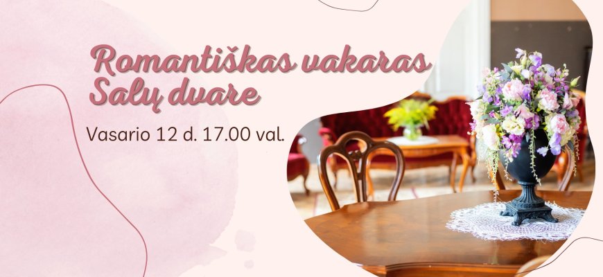 Romantiškas vakaras Salų dvare