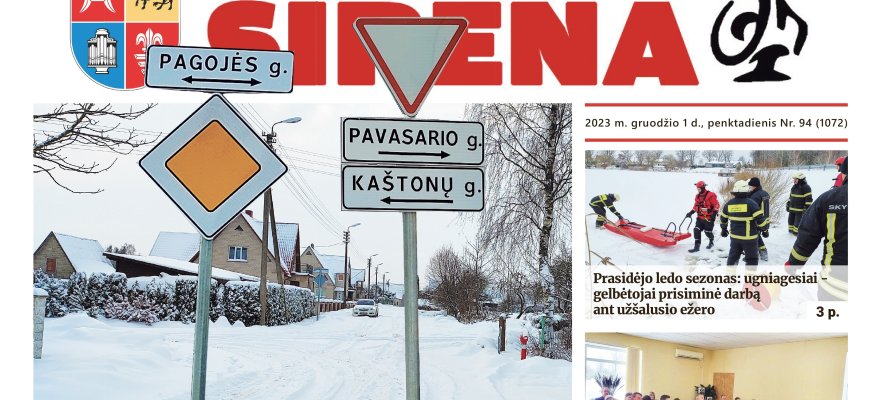 Pirmoji žieminė „Rokiškio Sirena“ jau pakeliui pas Jus!