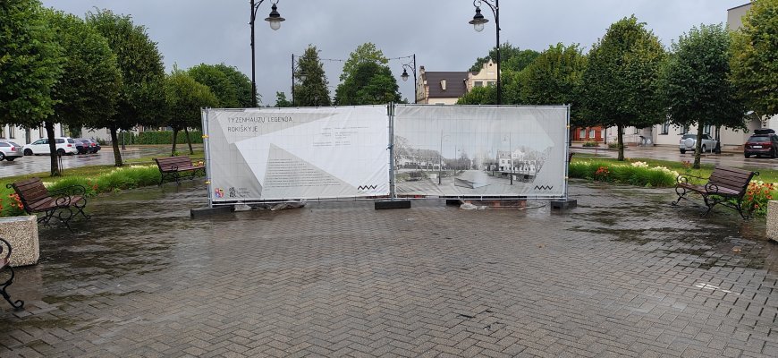 Miesto kūrėjams, mecenatams, grafams Tyzenhauzams skirto paminklo atidengimas