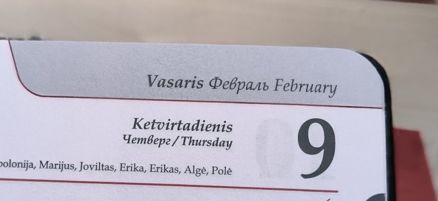 Vasario 9-oji Lietuvoje ir pasaulyje
