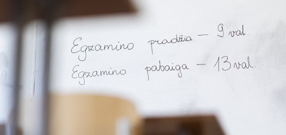 Dvyliktokai laikys pirmąjį egzaminą: vyks lietuvių kalbos ir literatūros žinių patikrinimas