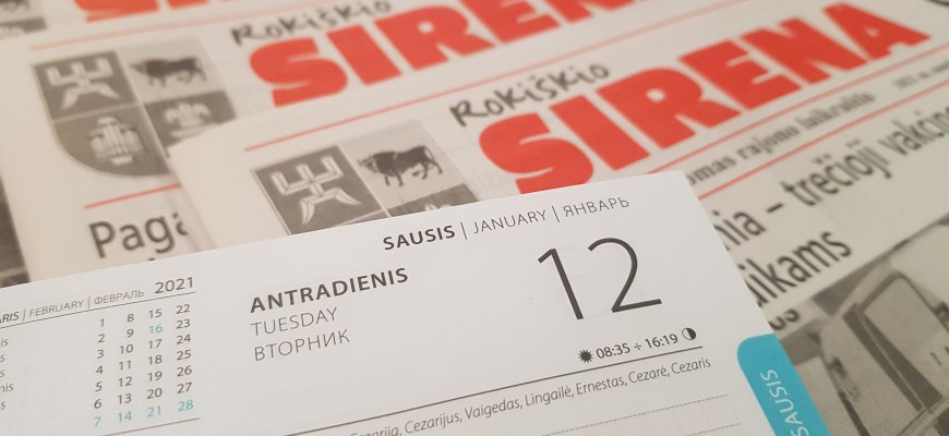 Sausio 12-oji Lietuvoje ir pasaulyje
