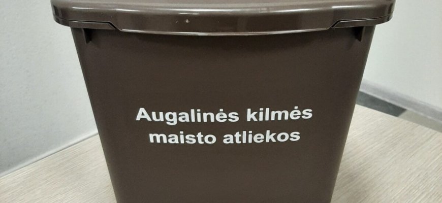 Rokiškio daugiabučių namų gyventojams bus išdalinti kibirėliai augalinės kilmės maisto atliekoms