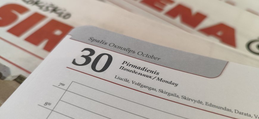 Spalio 30-oji Lietuvoje ir pasaulyje