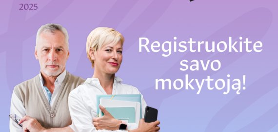 Ieško „Metų mokytojo“: vėl vyksta konkursas geriausių pedagogų rinkimuose