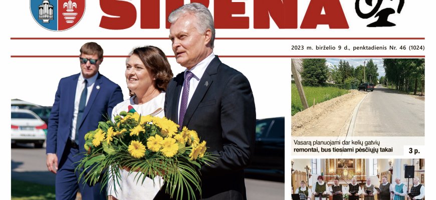 Birželio 9 dienos, penktadienio, „Rokiškio Sirenos“ anonsas