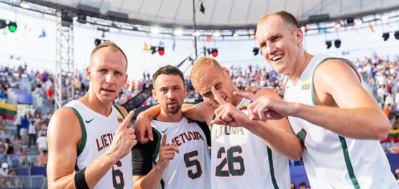 Lietuvos 3x3 rinktinė, ir joje žaidžiantys rokiškėnai, tarp keturių stipriausių olimpiados komandų
