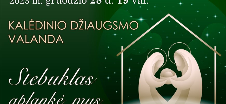 Kalėdinio džiaugsmo valanda Rokiškio šv. apaštalo evangelisto Mato bažnyčioje