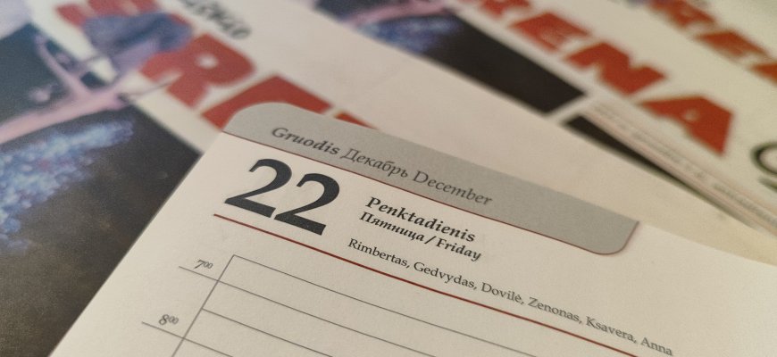 Gruodžio 22-oji Lietuvoje ir pasaulyje