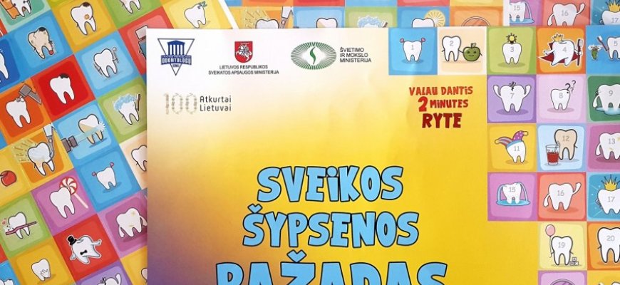 Vaikai bus skatinami pasirūpinti savo burnos sveikata