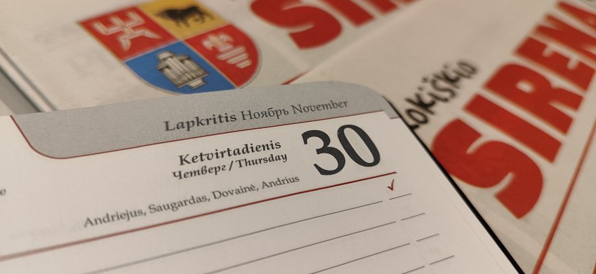 Lapkričio 30-oji Lietuvoje ir pasaulyje