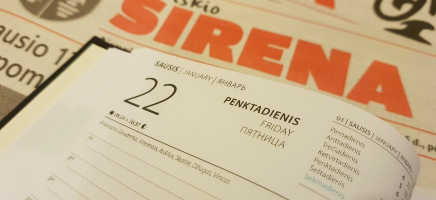 Sausio 22-oji Lietuvoje ir pasaulyje