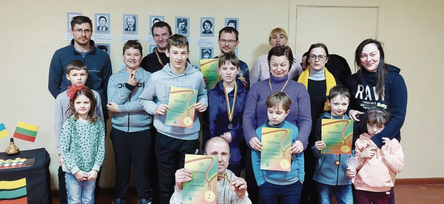 Laisvės gynėjų dienai surengtas šaškių ir šachmatų turnyras