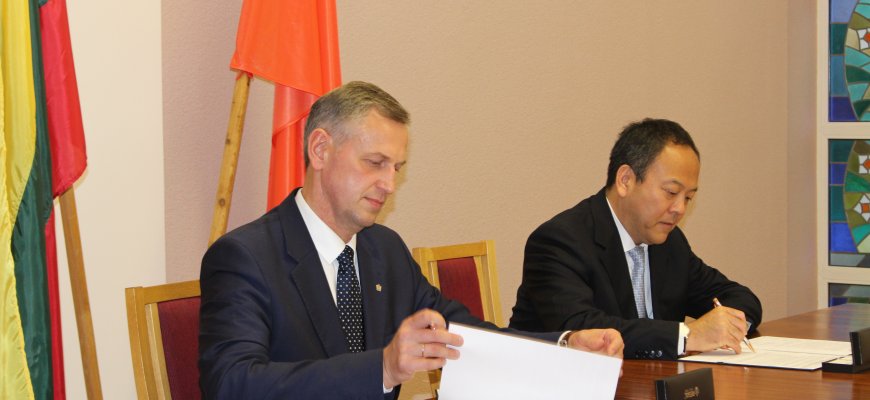 Rajono savivaldybės delegacija išvyko į Kiniją
