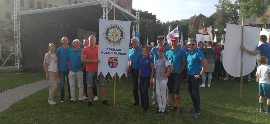 Rokiškio Rotary klubas Rotariadoje užėmė garbingą vietą