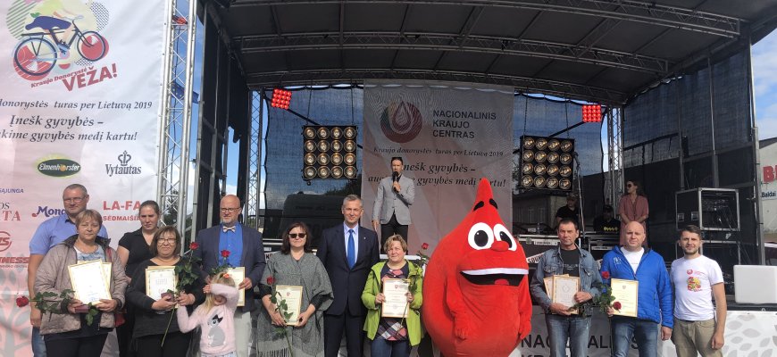 Balandžio 7 d. kraujo donorystės akcija Rokiškyje ATŠAUKIAMA