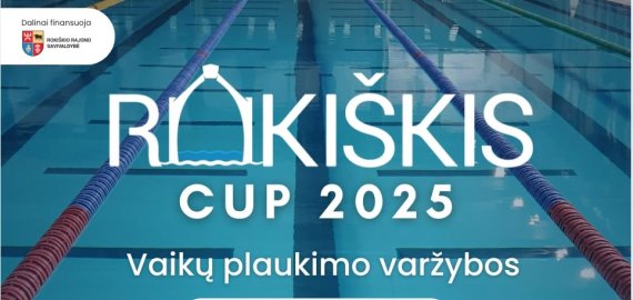 Penktadienį – vaikų plaukimo varžybos „Rokiškis Cup 2025“