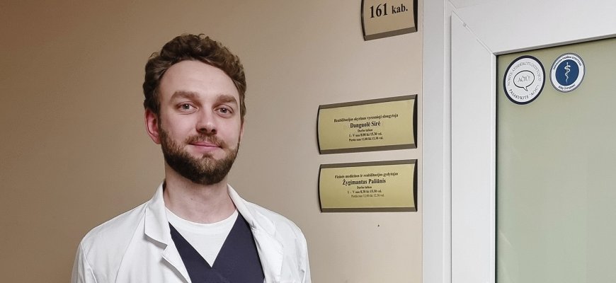Rokiškio ligoninėje dirbti pradėjęs Ž. Paliūnis „ištirpdė“ eiles ir jau konsultavo per 600 pacientų