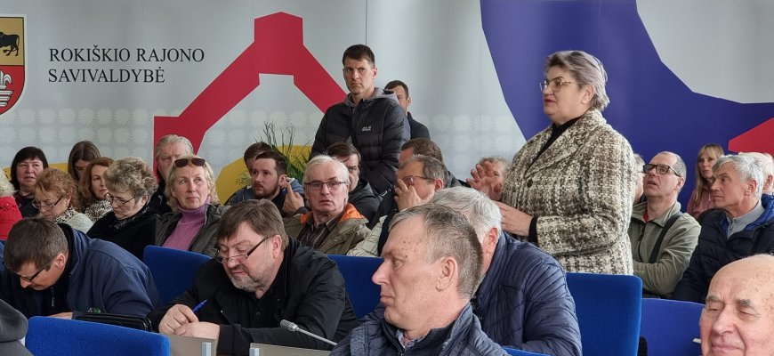 Žemės ūkio viceministras šį kartą iš Rokiškio išvykti neskubėjo (foto)