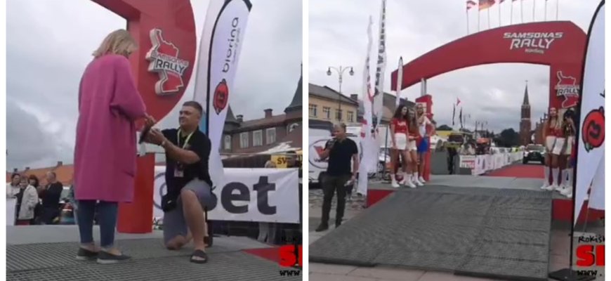 „Samsonas Rally Rokiškis 2020“ atidarymo ceremonija Nepriklausomybės aikštėje 2020-07-31 (video)