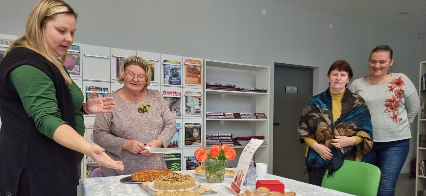 „Pyragų dieną“ biblioteka kvepėjo tarsi kepyklėlė