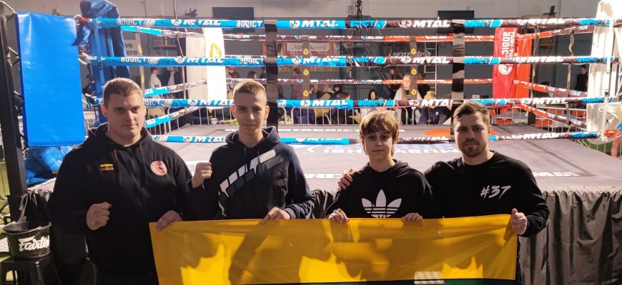 „Muay Thai Addict league“ turnyre kovėsi rokiškėnas G. Skinderis