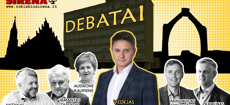 Rokiškio kandidatų į rajono merus debatai (video)