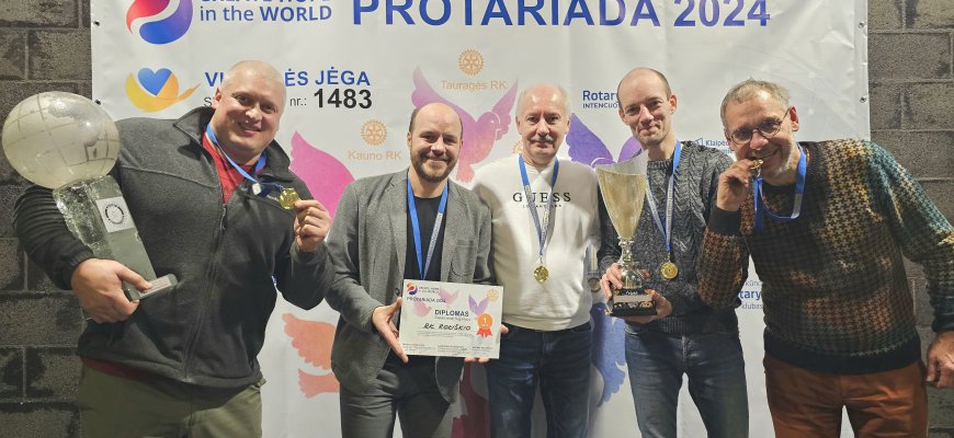 Rokiškėnai iškovojo pirmąją vietą