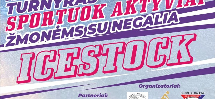 Atviras Lietuvos bavariško akmenslydžio turnyras „Sportuok aktyviai“ žmonėms su negalia